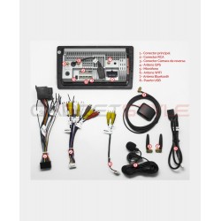 Estereo Universal Pantalla Android 9 Pulgadas Carplay Gps